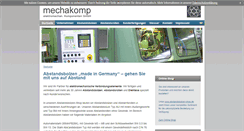 Desktop Screenshot of mechakomp.de